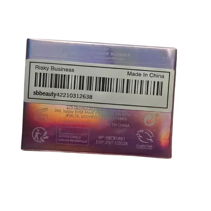 Lenses Vibes Make Up Blusher Shegllam Box